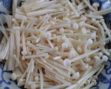 レンジで簡単　ニラとえのきの和えもの作り方1写真