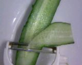 お弁当に♪かにかまきゅうり巻き作り方3写真