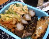 お弁当の彩りに♪きぬさやと新たまの卵とじ作り方4写真