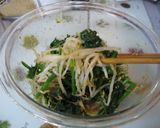 もやしとほうれん草のおひたし風サラダ作り方5写真