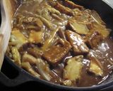 焼き茄子絹揚げ豚カルビの　カレー丼^^♪作り方6写真