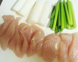 鶏ささみの粒マスタード炒め作り方1写真