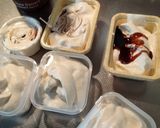 撹拌なし！ピーチ＆キャラメルアイス🍨作り方8写真