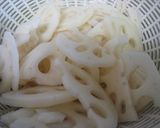 レンコンのゴマ味噌炒め作り方1写真