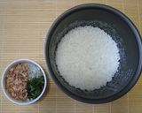 じゃことしそとおかかの焼きおにぎり作り方1写真