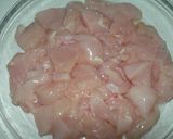 ✿鶏むね肉のたらこマヨネーズ焼き✿作り方1写真