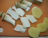 エリンギポテトのにんにく炒め作り方1写真