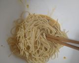 梅納豆カルボナーラ風パスタ　超簡単作り方4写真