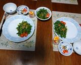 春菊とみかんのサラダ作り方12写真