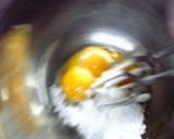 しと～ふわ～☆チョコバナナシフォンケーキ作り方3写真