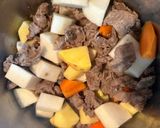 和食夕食★圧力鍋で簡単牛すじの具沢山煮物作り方6写真