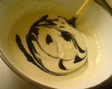 ヨーグルトチーズケーキ☆黒ごまマーブル作り方5写真