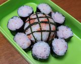 お弁当に♪ひまわりおにぎり作り方3写真