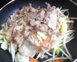 定食屋さんチックな肉野菜炒め作り方5写真