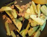 ナスとツナのトマトソースパスタ作り方3写真