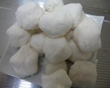 キットカットde黒みつ白玉作り方3写真