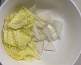 肉無豆腐クリーミートマト味噌味野菜炒め作り方9写真