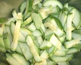 摘果メロンチャンプル作り方1写真