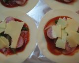 余った餃子の皮で★二種のおつまみピザ作り方4写真