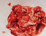 ☆簡単ほうれん草と炒めお肉のサラダ♬美味作り方1写真