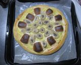やみつき★チョコバナナのデザートピザ作り方7写真