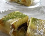 宇治抹茶キットカットの和風クレープ作り方3写真