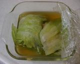 ５分！レタスと焼豚でロールキャベツ風作り方1写真