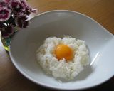 Ｗ卵のスープ飯♪作り方1写真