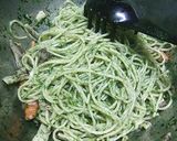 ワンボウルで*きのこ青海苔パスタ作り方5写真