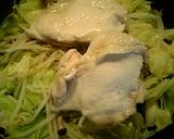 キャベツとむね肉のバンバンジー風作り方4写真