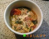 簡単☆チーズカレースープ飯作り方5写真