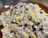 活力鍋で赤えんどう豆と栗のおこわ作り方11写真