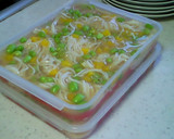涼しげ～なそうめんと夏野菜のコンソメ寒天作り方4写真