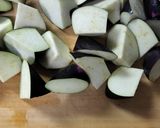揚げ焼きナスのタルタルのせ作り方1写真