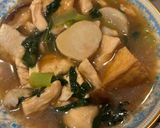 鶏胸肉さといも厚揚げの治部煮作り方4写真