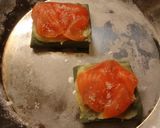 よもぎ麩と柚子味噌とサーモンのカナッペ作り方7写真