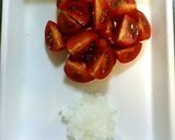冷んやりトマトのイタリアンポン酢あえ♪作り方1写真