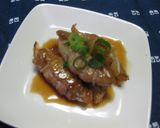 豚バラ肉と玉ねぎのテリツヤ煮。作り方3写真