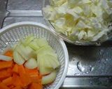 野菜スープ（トマトｖｅｒ．）作り方1写真