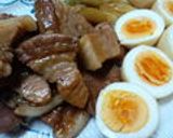 ゆで卵と豚肉の照り味噌煮作り方8写真
