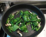 卵とほうれん草のバター醤油炒め♪作り方3写真
