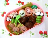 ✿キャラ弁❤簡単ウインナーでさくらんぼ✿作り方5写真