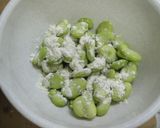 イチオシ★そら豆とトウモロコシの天ぷら作り方1写真