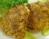 鶏ムネ肉でパン粉焼き～カレー風味作り方5写真