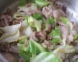 ♡野菜たっぷり豚キャベ丼♡作り方4写真