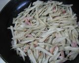 ごぼうとベーコンの卵炒め作り方5写真