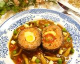 ちょっとリッチ♪牛肉のライスボールカレー作り方9写真