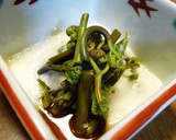 わらびのとろろ昆布和え作り方5写真