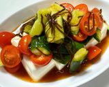 きゅうりとトマトの特製ポン酢かけ豆腐作り方5写真