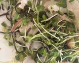 白身魚と塩昆布の和風カルパッチョ😋作り方6写真